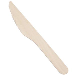 Wholesale Eco Wooden Spoon Manufacturers Restaurant Custom Bamboo Wood Knife Spoon Fork Set Disposable Dinnerware Cutlery Set Comfort-Grip Cutlery