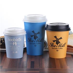 Custom Design Single Wall 8oz Disposable Hot Coffee Paper Cups disposable paper cup