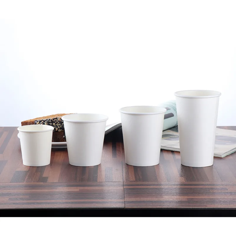 Custom LOGO Cafe Takeaway Cardboard 16oz Cup for Hot Drink Single Wall Disposable Paper Coffee Cup With Lid single paper cup
