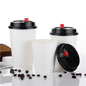 Custom LOGO Cafe Takeaway Cardboard 6oz 8oz 12oz 16 oz etc Cup for Hot Drink Double Wall Disposable Paper Coffee Cup With Lid tea cup