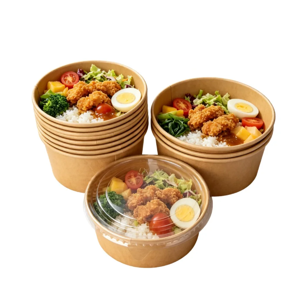 XYJ Factory Disposable Food Paper Bowl Fast food bowl