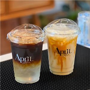 Printed Clear Plastic Pla Cups 95 Caliber Transparent Pla Disposable Clear Coffee Cups clear plastic PLA cups
