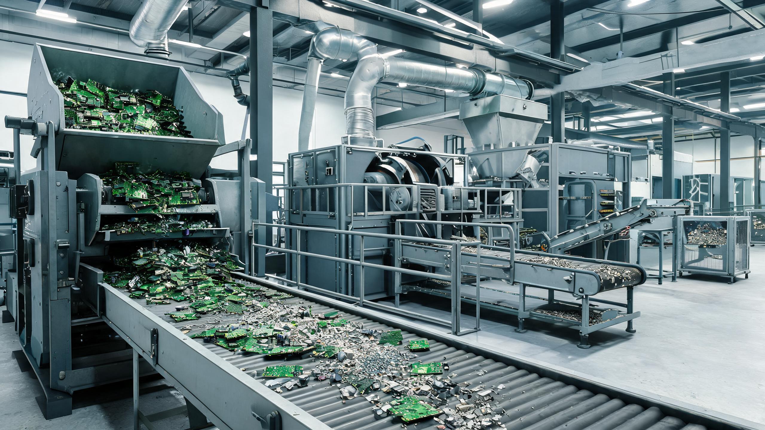 TG-EWasteLine 150 E-Waste Metal Recovery Line