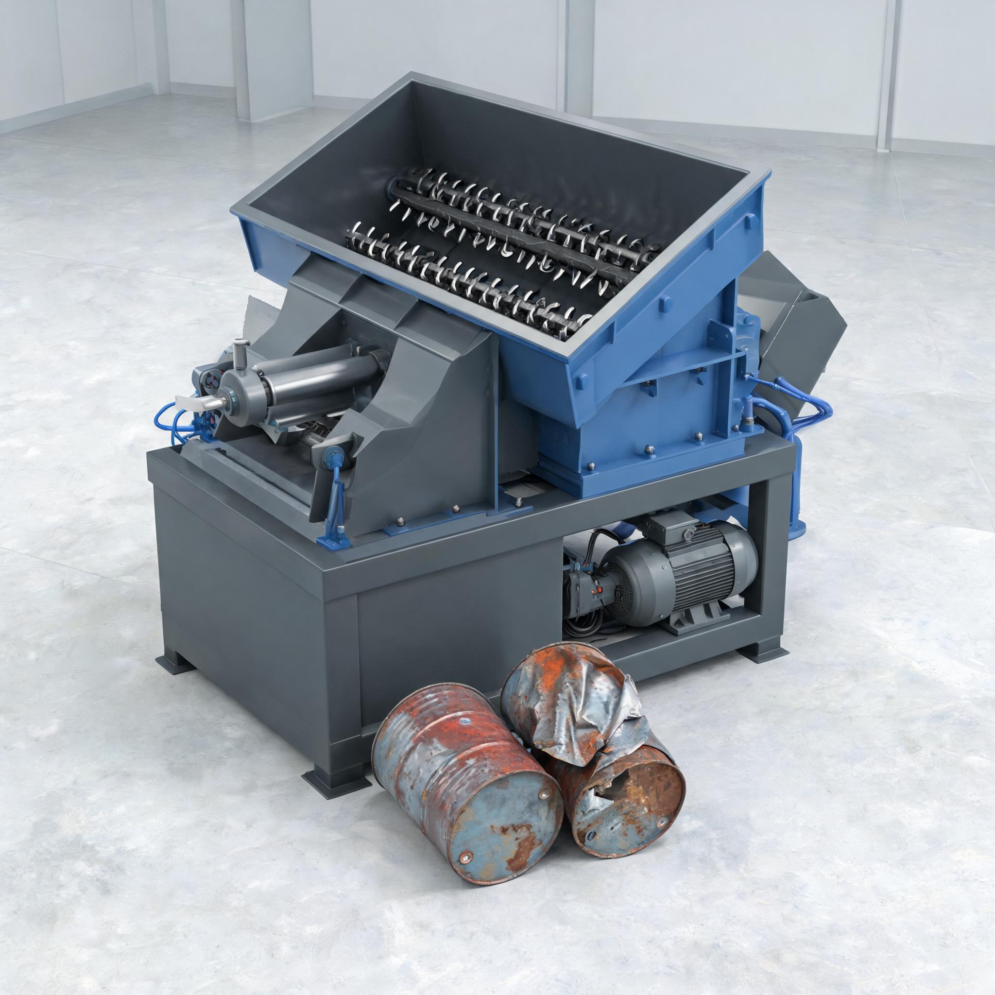 TG-DrumShred 60 Steel Drum and Container Shredder