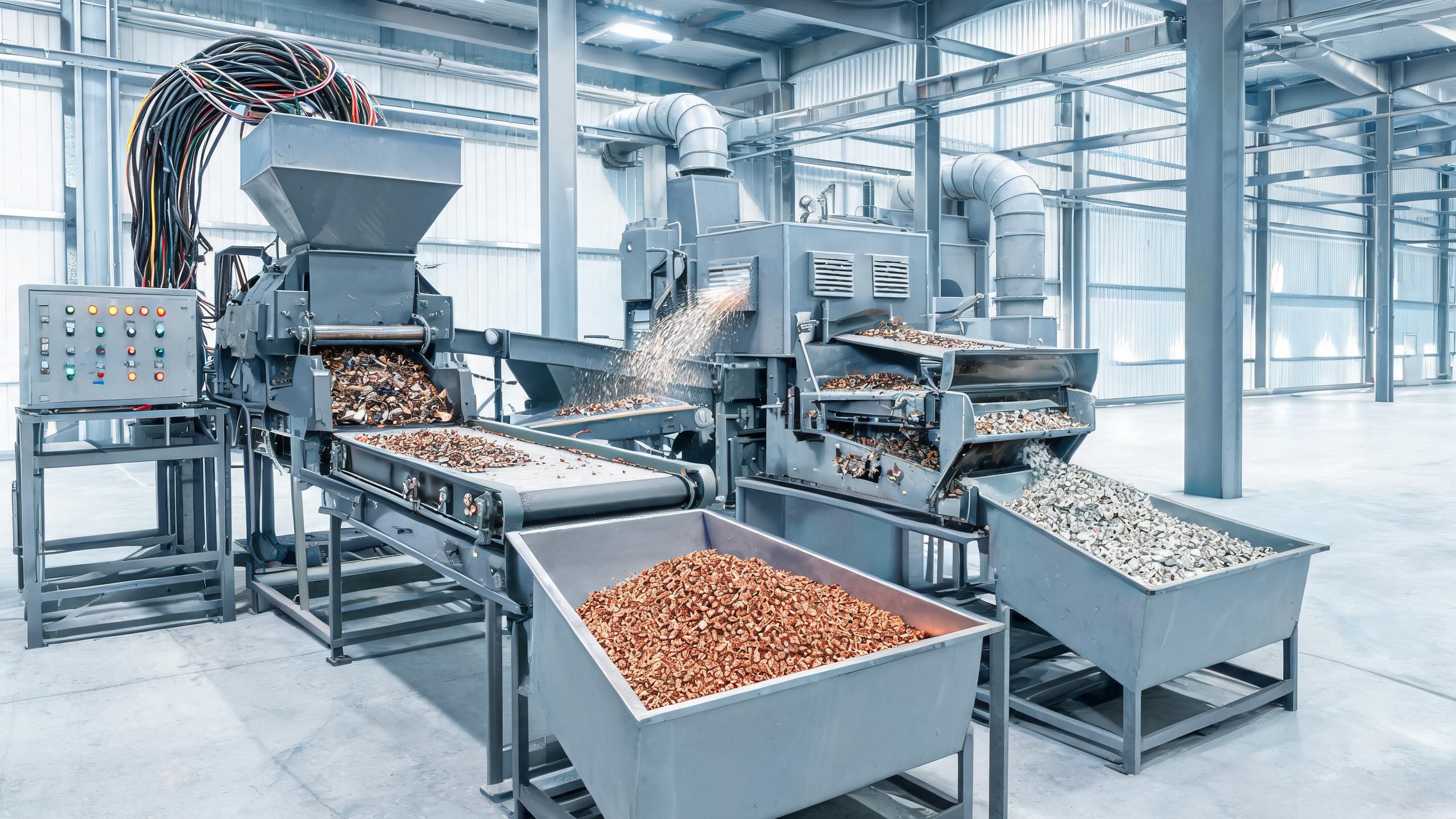 TG-CableLine 100 Cable and Wire Recycling Line