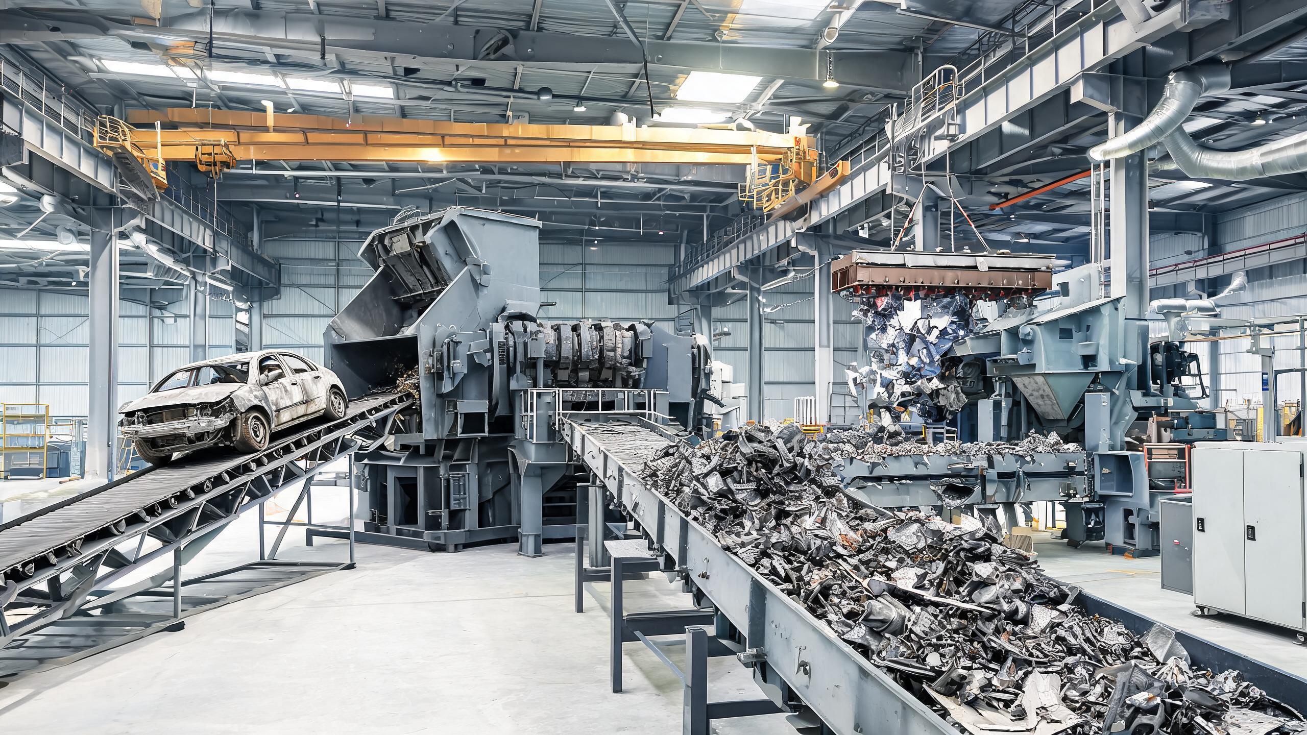 TG-ELVLine 300 End-of-Life Vehicle Shredding and Recycling Line