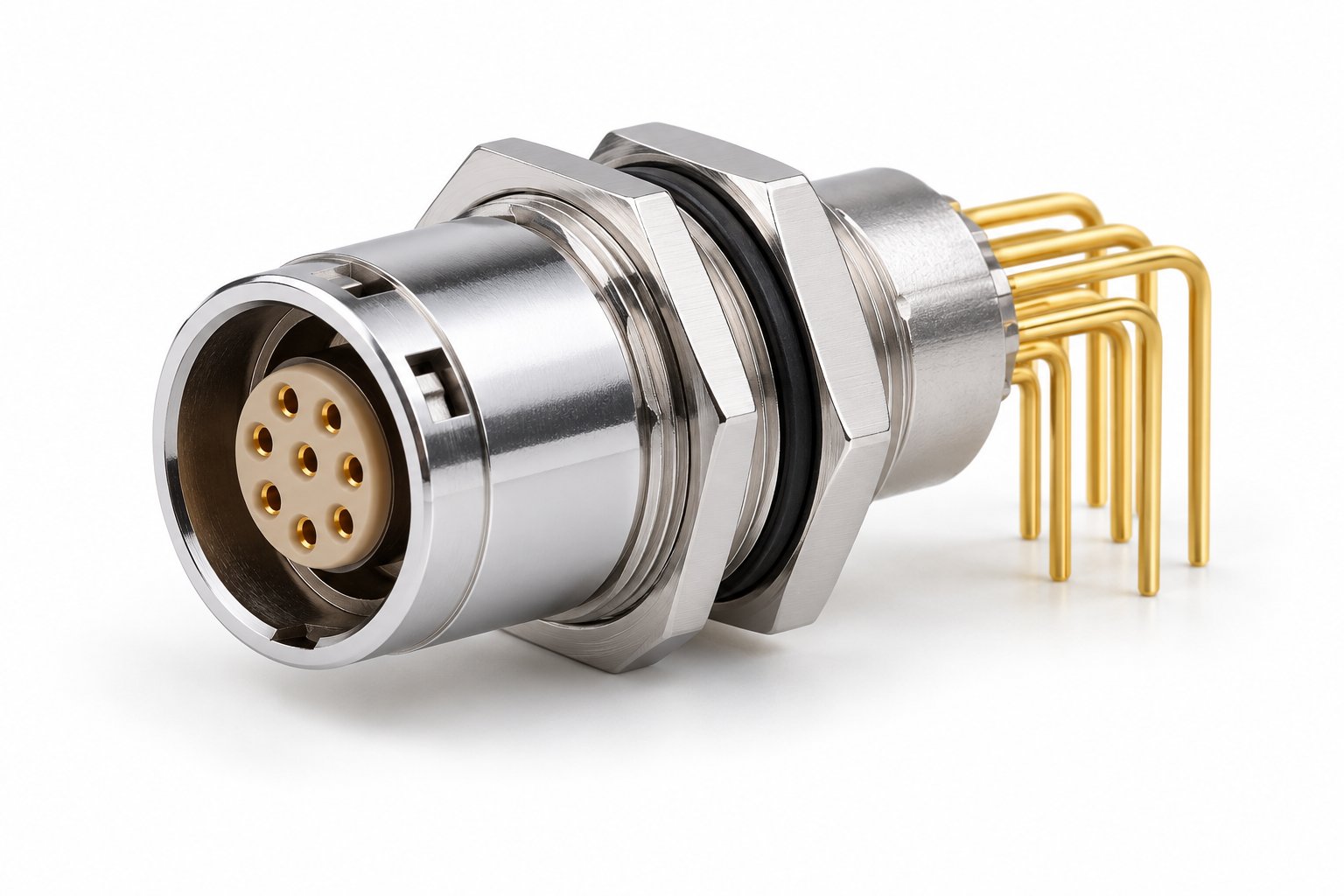 Solder-Wire, Straight-Pin PCB or Elbow-Pin: Choosing Push-Pull Connector Terminations