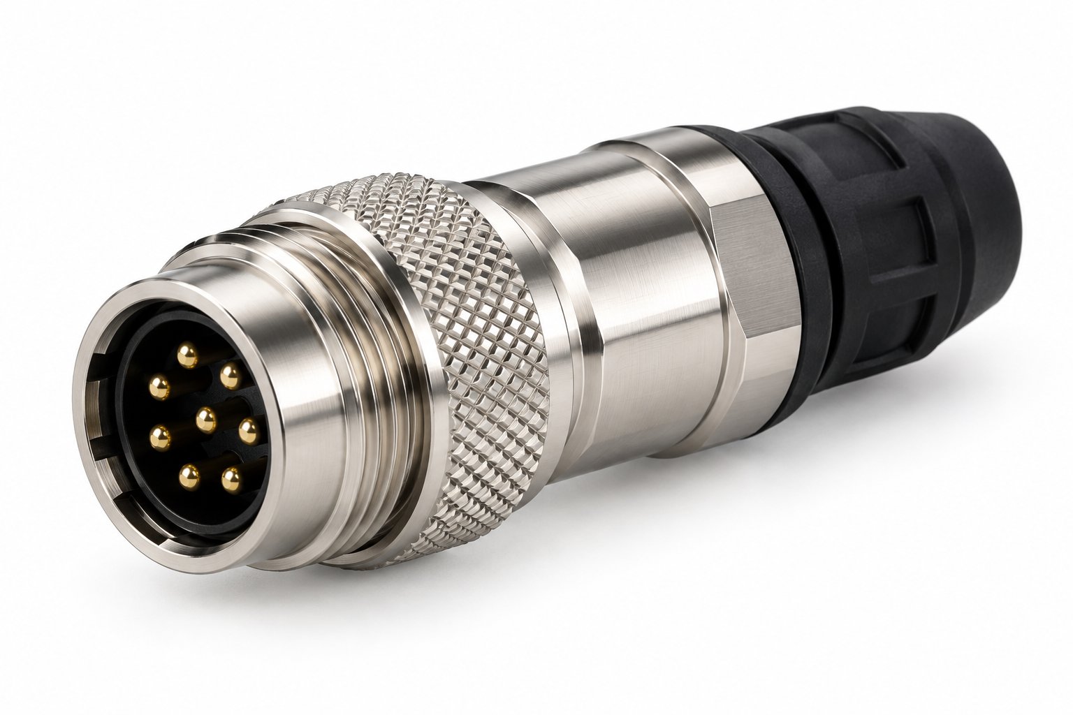HR10 Machine Vision Threaded Straight Plug