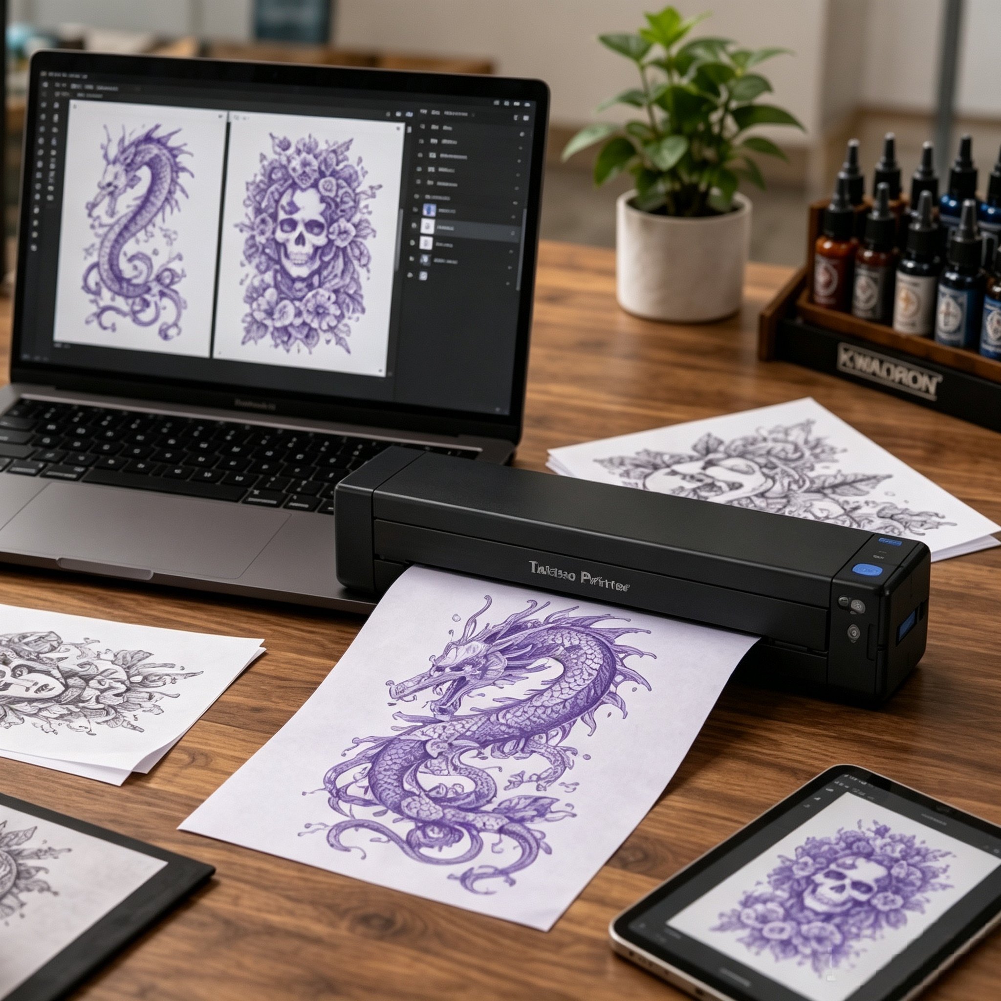 A49 Tattoo Stencil Printer Large Format Tattoo Stencil Printer