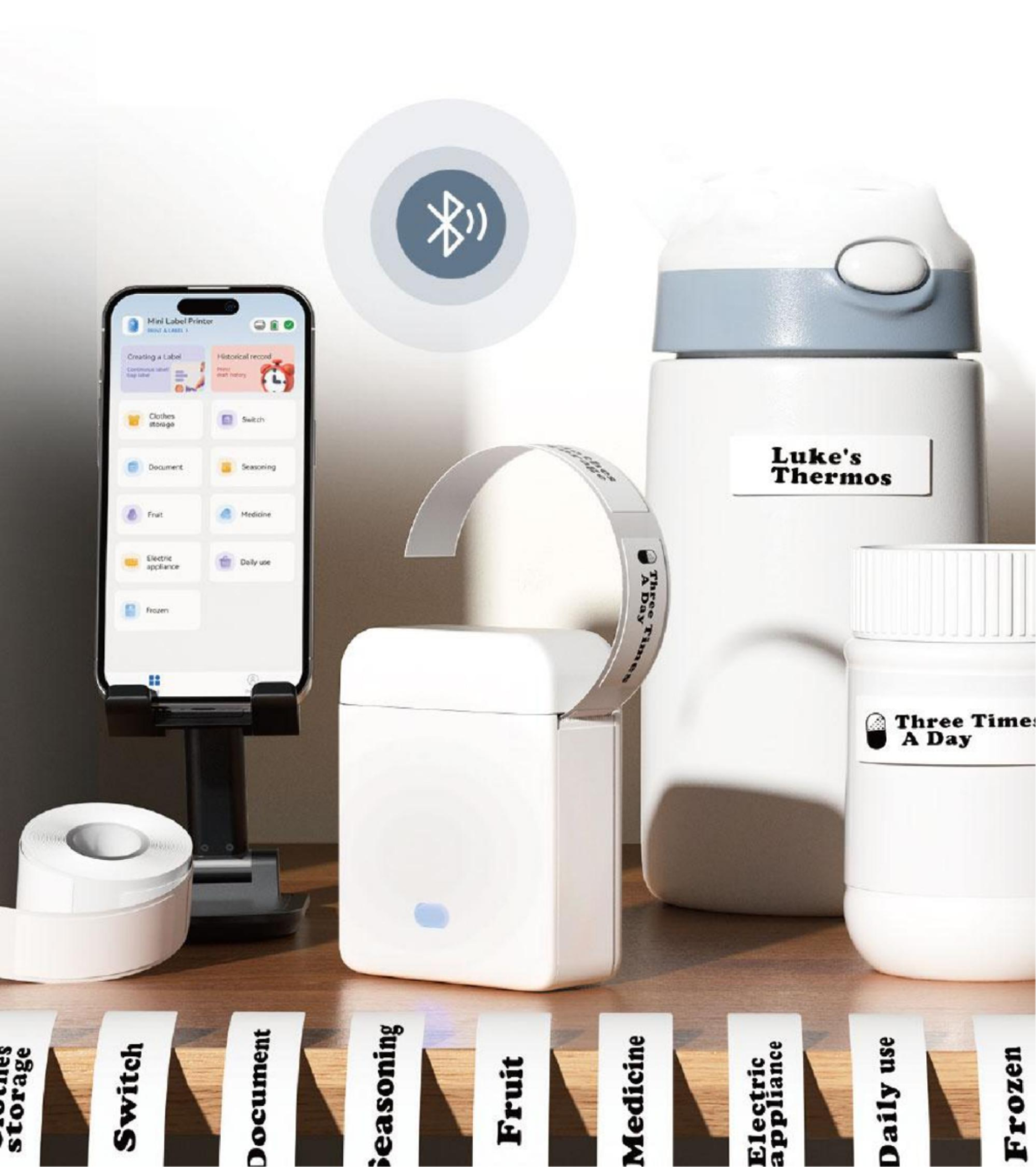 Mini Label Maker L12 Bluetooth Portable Label Printer
