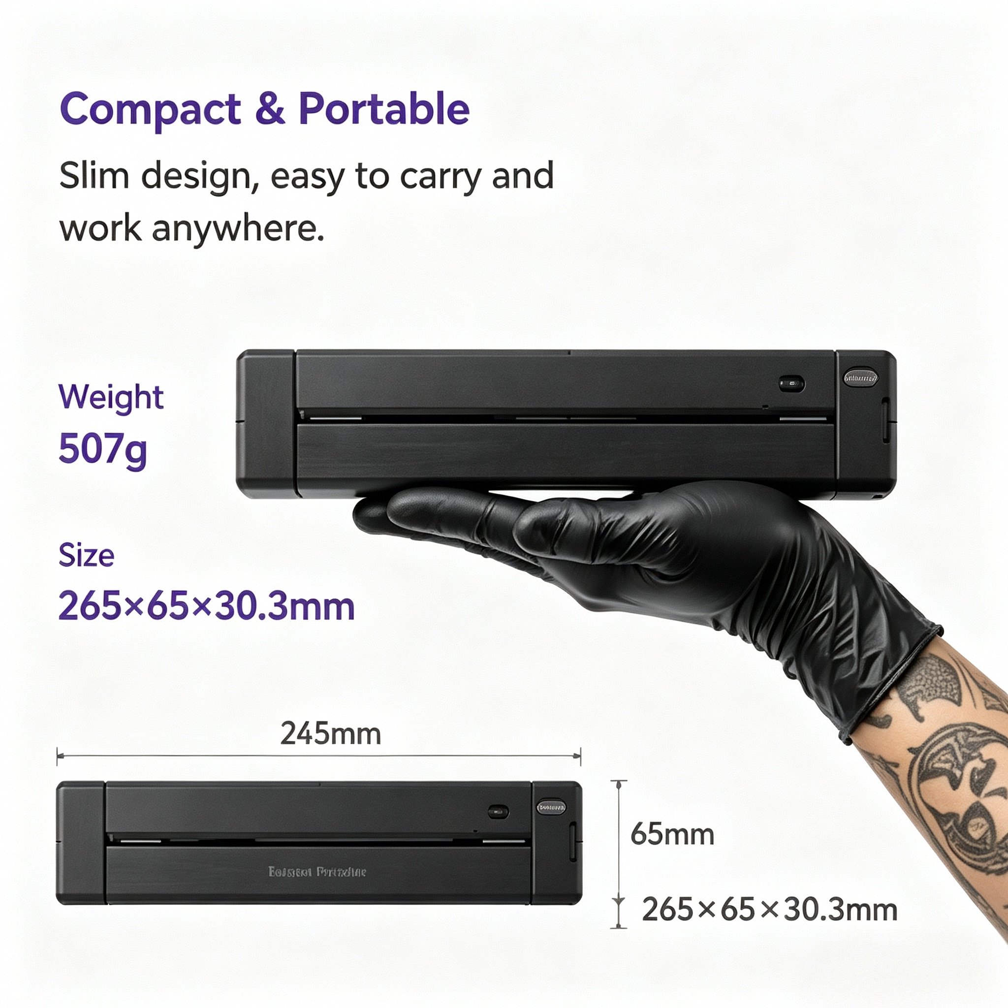 A46S Tattoo Stencil Printer Large Tattoo Stencil Printer