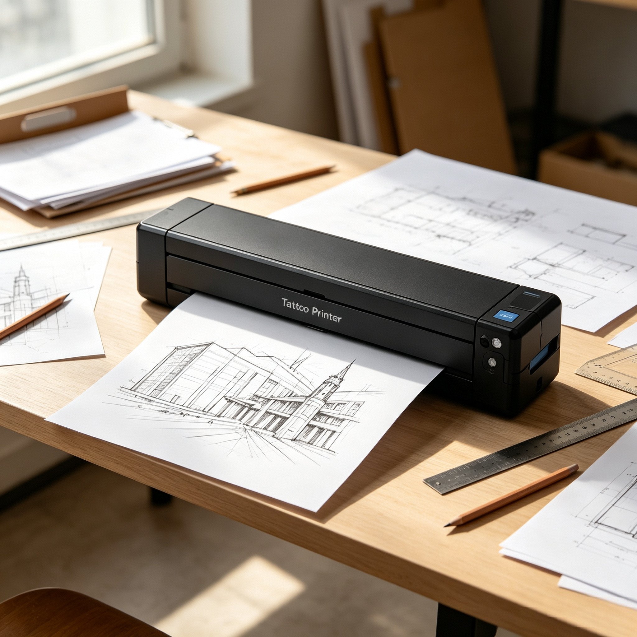 D80 A4 Thermal Printer Portable A4 Printer