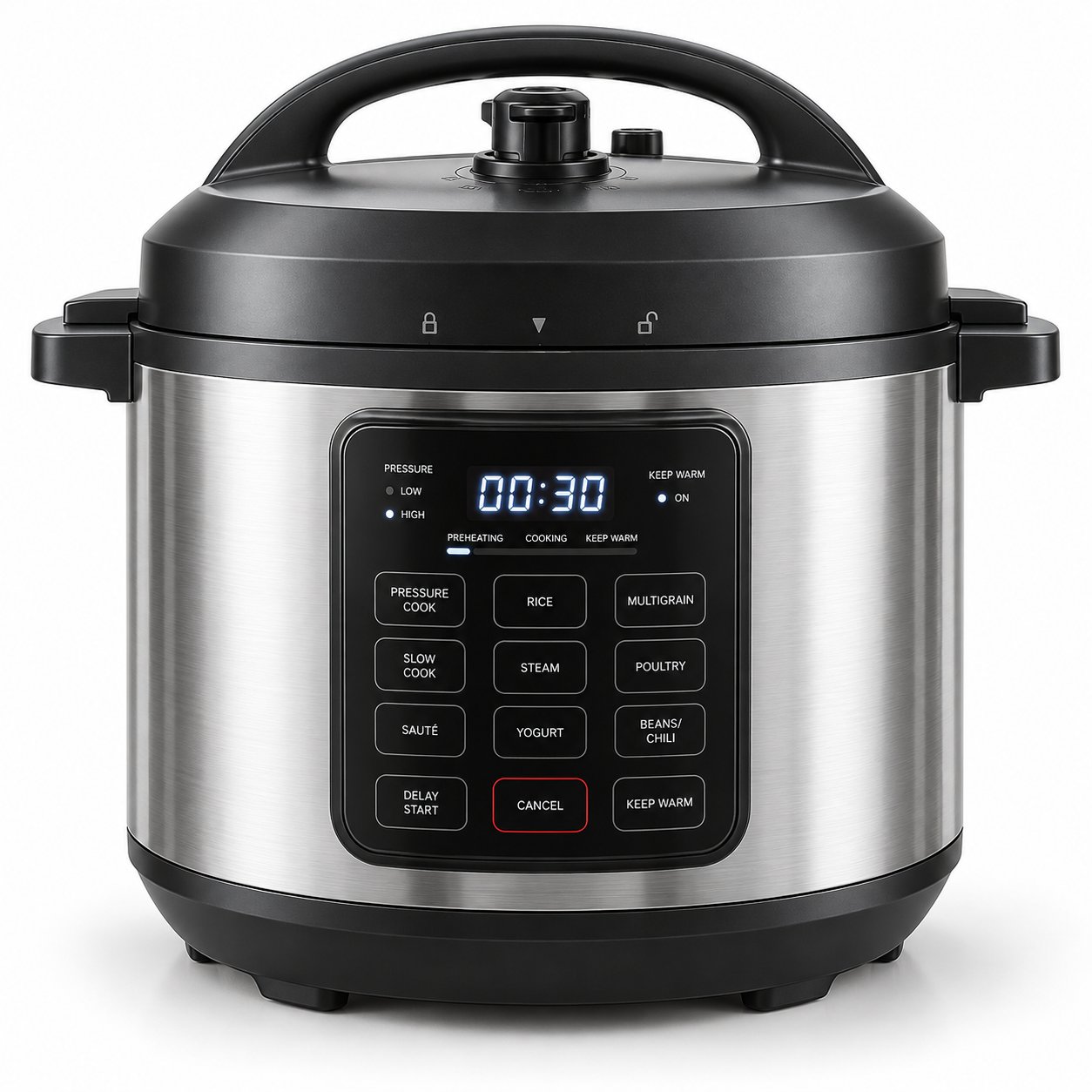6L 10-Mode Electric Pressure Cooker with Stainless Steel Inner Pot 6L electric pressure cooker