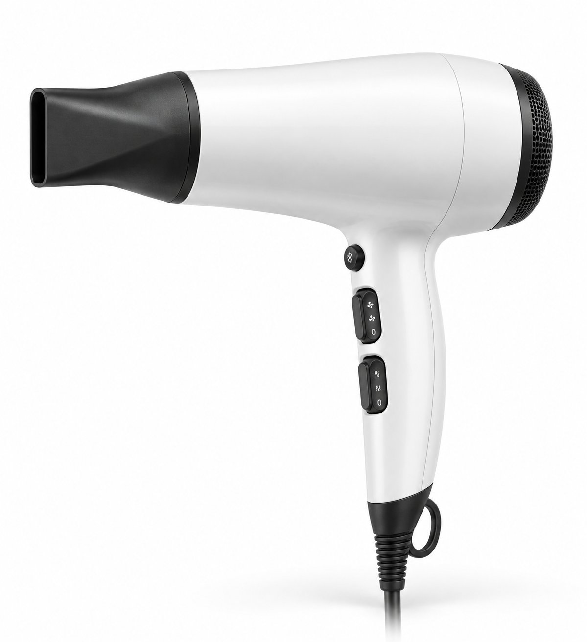 1800W Hair Dryer with 3 Heat Levels & Cool-Shot Concentrator 1800W hair dryer
