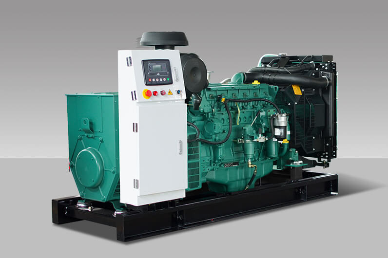 Volvo PENTA powered open type diesel generator with skid base
