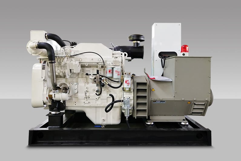 Cummins powered marine auxiliary diesel generator