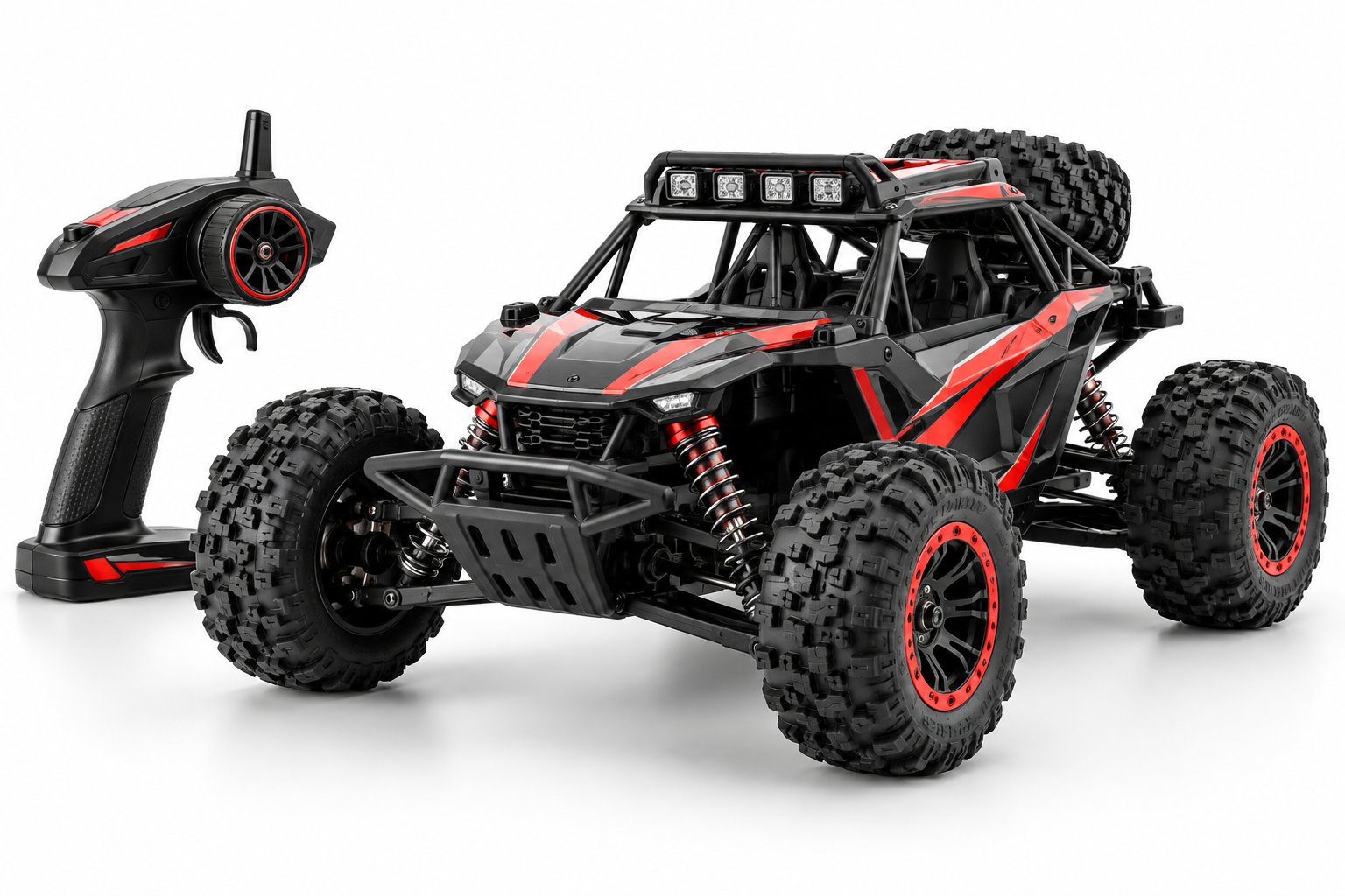 2.4GHz Remote Control Off-Road Car: Drive, Suspension and Tyre Specification