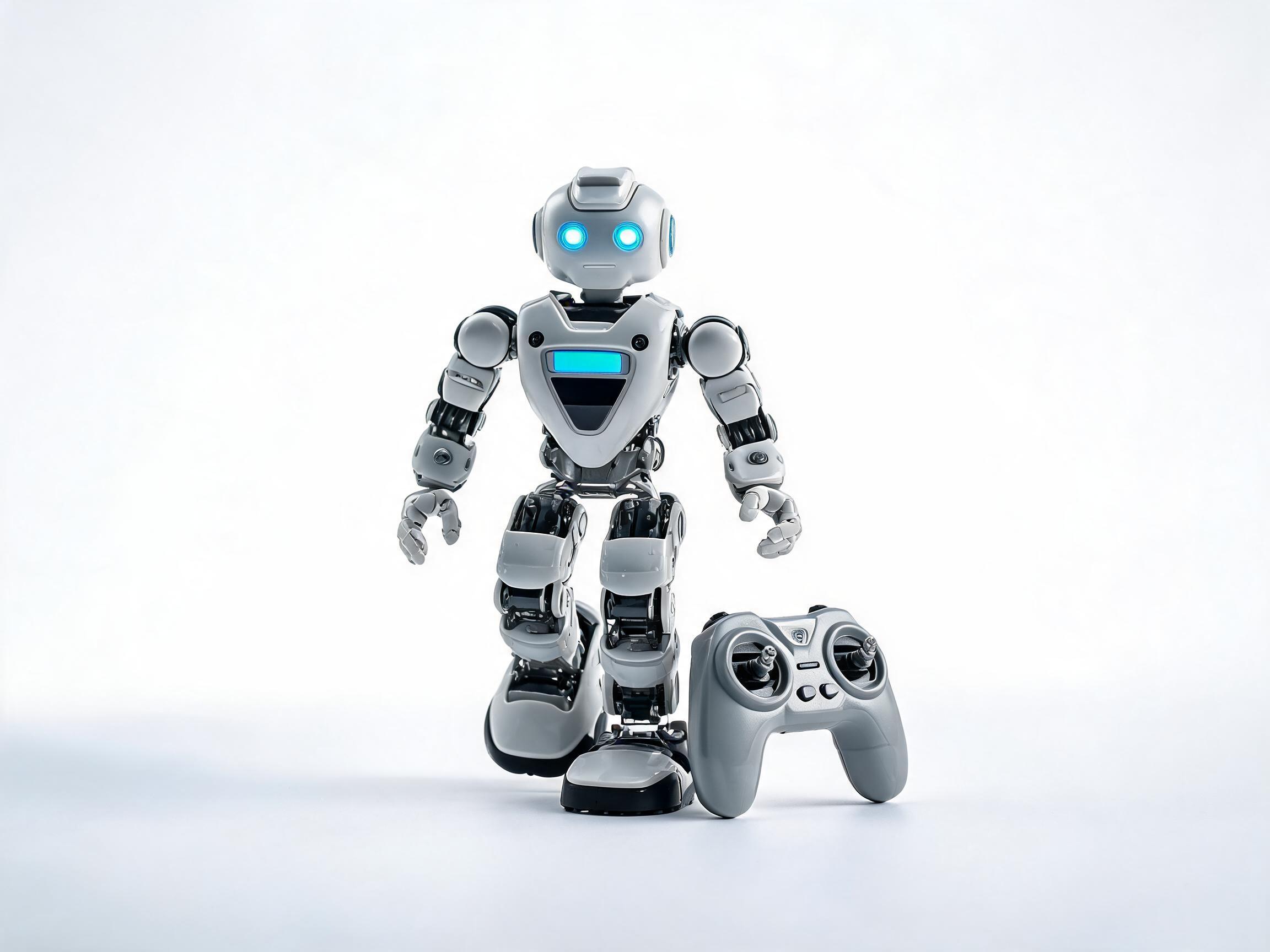 RC Walking Robot with LED Lights for Indoor Play rc walking robot with led lights