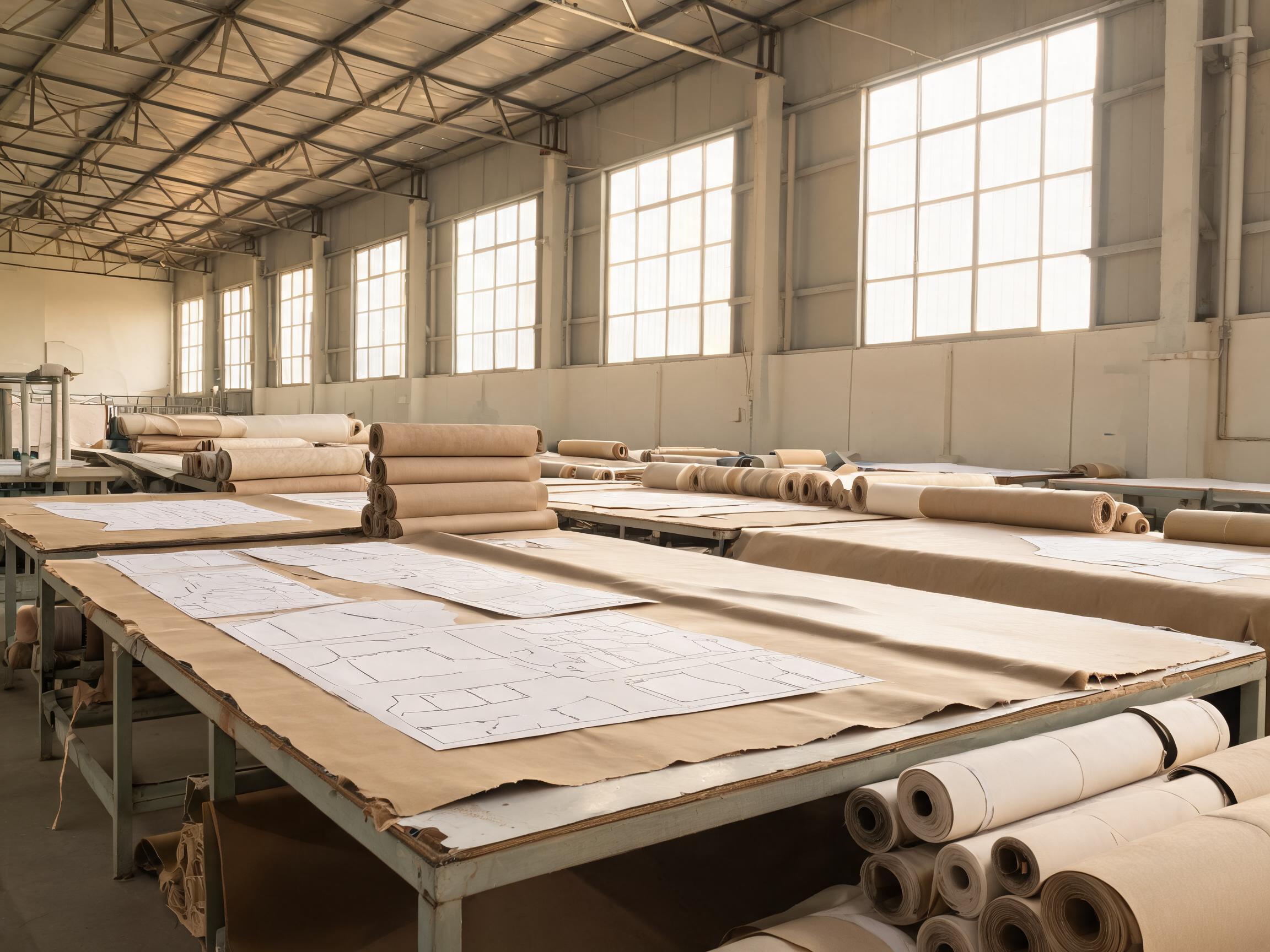 Fabric Cutting Workshop Wellmax Luggage factory