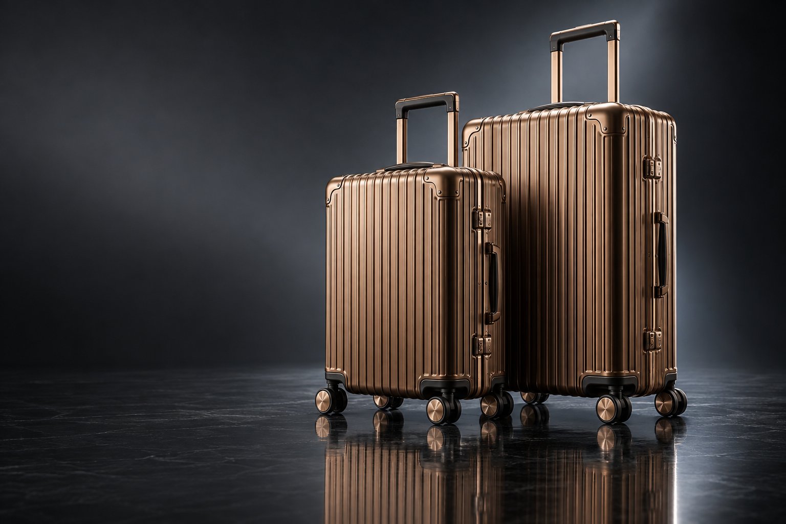 Aluminum Frame Checked Luggage Set checked luggage