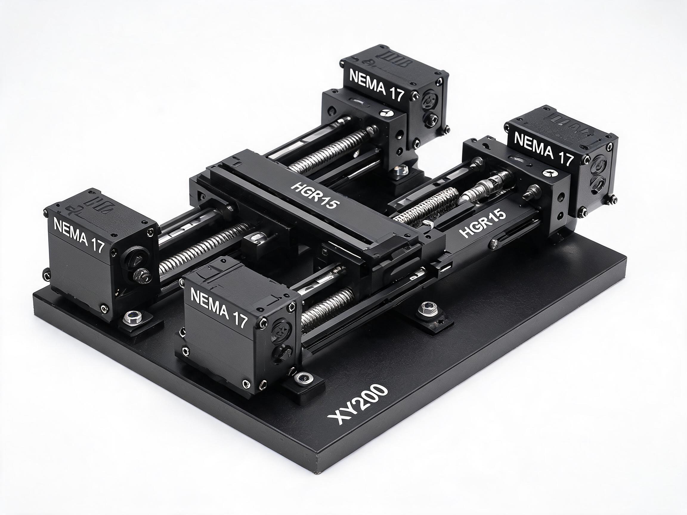XY200 Precision Cross Slide Table with Dual Ball Screw Drive XY200 cross slide table
