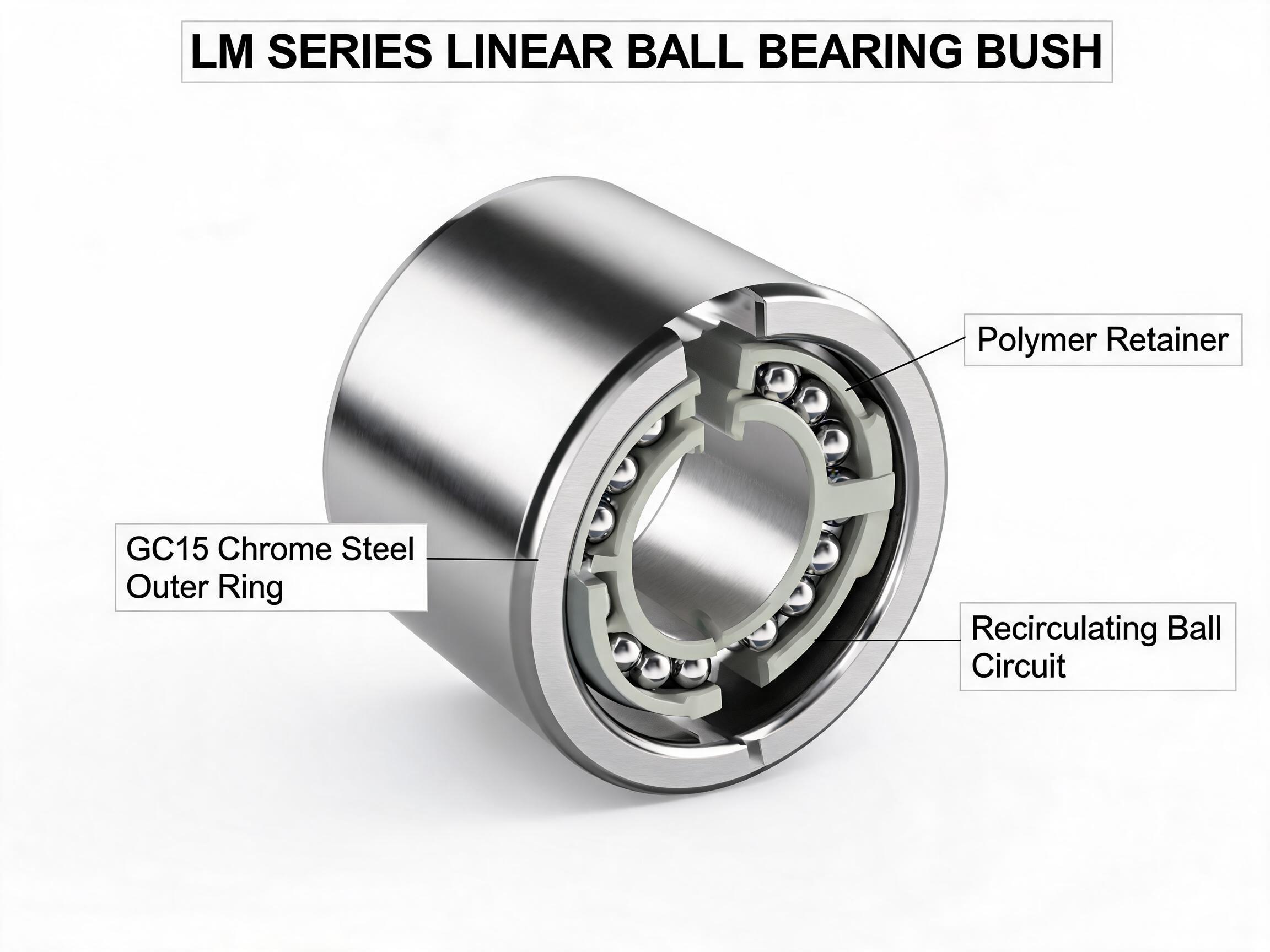 LM Series Linear Ball Bearing Bush LM16UU linear ball bearing
