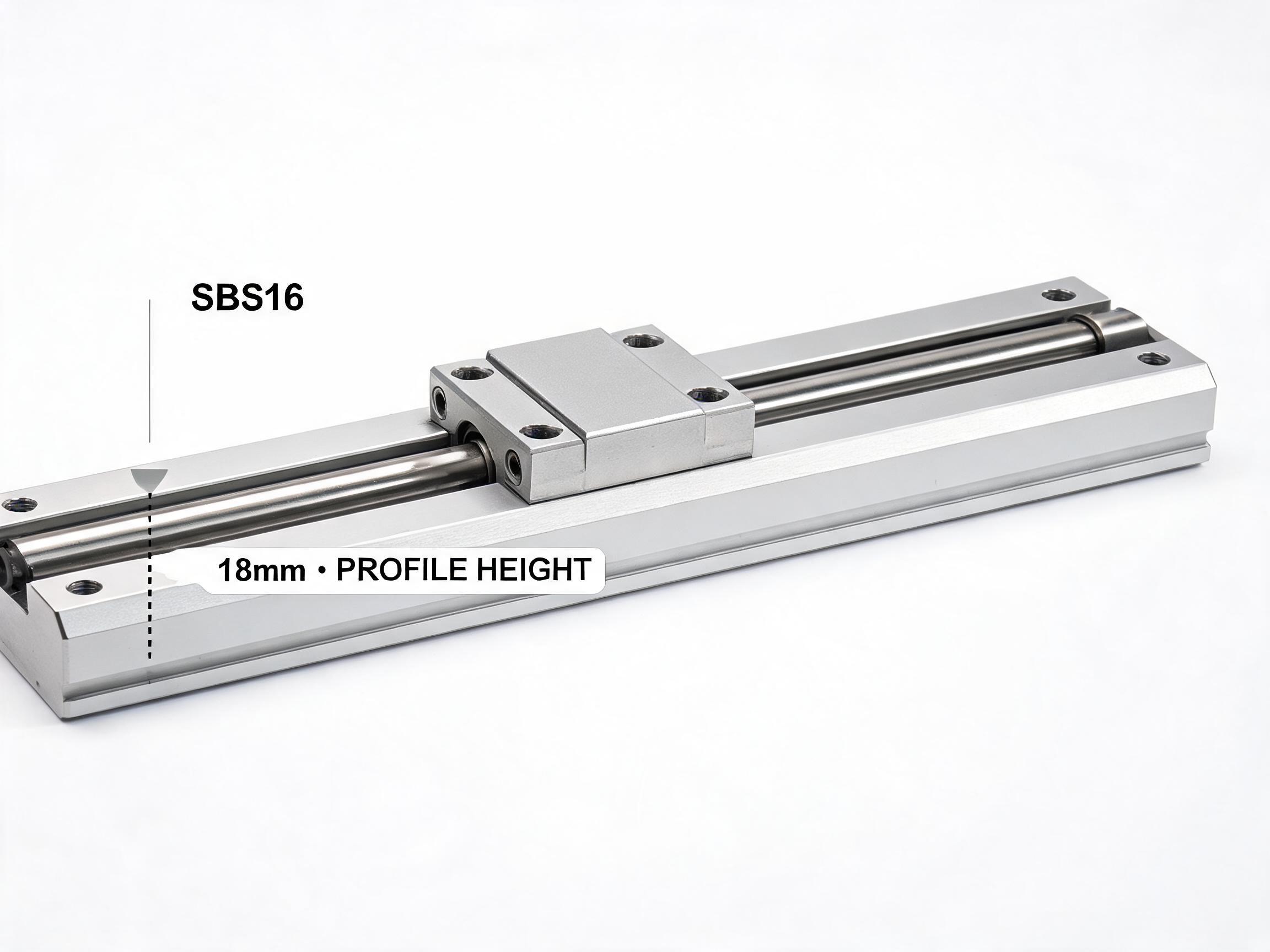 TBR16 Synchronized Dual-Shaft Linear Motion Guide System synchronized linear motion system