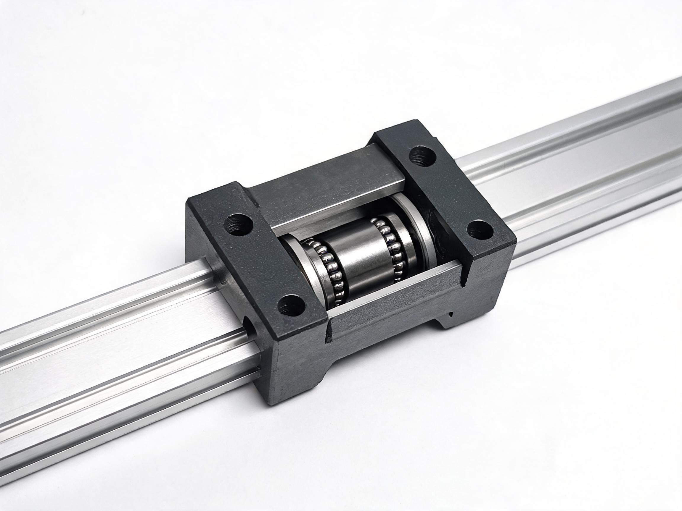 SBR16 Linear Motion Guide Rail Unit with Bearing Block integrated shaft support rail