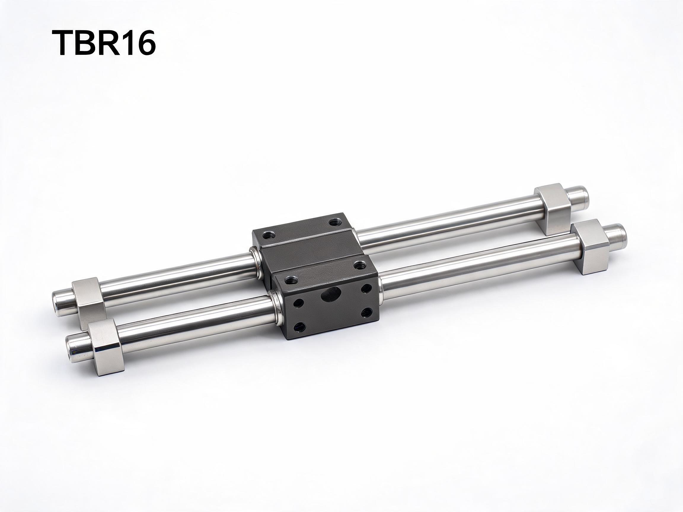 TBR16 Synchronized Dual-Shaft Linear Motion Guide System TBR16 dual shaft linear guide