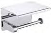 SZ-044 Single Tissue Box (304 Stainless Steel, Chrome) tissue box