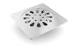 AP-0003 Floor Drain (304 Stainless Steel, Brushed Silver) floor drain