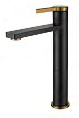 AS-2056H Matte Black Basin Faucet 210x50x280mm basin faucet