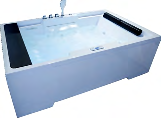 AT-9109 Waterfall Whirlpool Bathtub 1850x1200x600mm Waterfall Bathtub