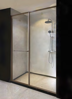 TS-7086Y One-Line Custom Shower Enclosure L1700-2000mm shower enclosure
