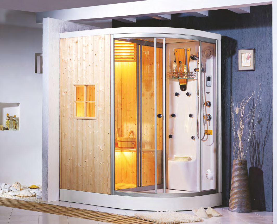 AG-0201 Sauna and Steam Cabin 1600x1200x2150mm sauna steam room