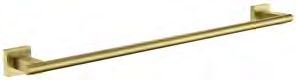MJ-576FG Single Towel Rail (304 Stainless Steel, Golden) towel rail