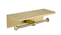 SZ-045FG Double Tissue Box (304 Stainless Steel, Golden) tissue box