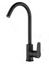 AS-3002H Matte Black Kitchen Faucet 190x50x375mm kitchen faucet