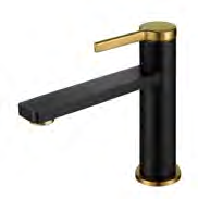 AS-2057H Matte Black Basin Faucet 190x50x180mm basin faucet