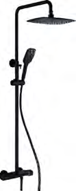 AS-8081H Thermostatic Matte Black Shower Set 300X420X1100mm AS-8081H