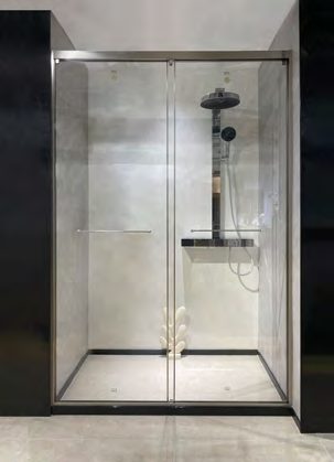 TS-7087Y One-Line Custom Shower Enclosure L1300-2000mm shower enclosure