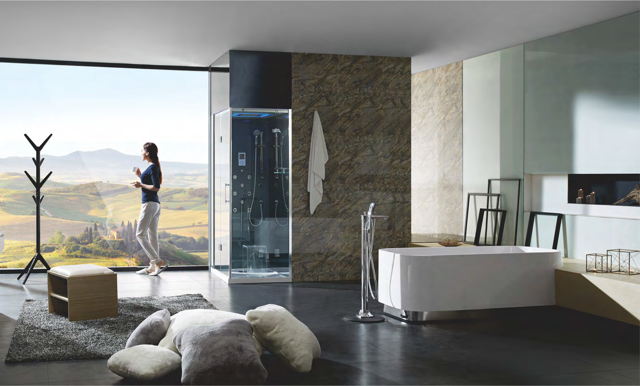A-8835FR Right Corner Steam Shower Room 1200x800x2170mm steam shower room