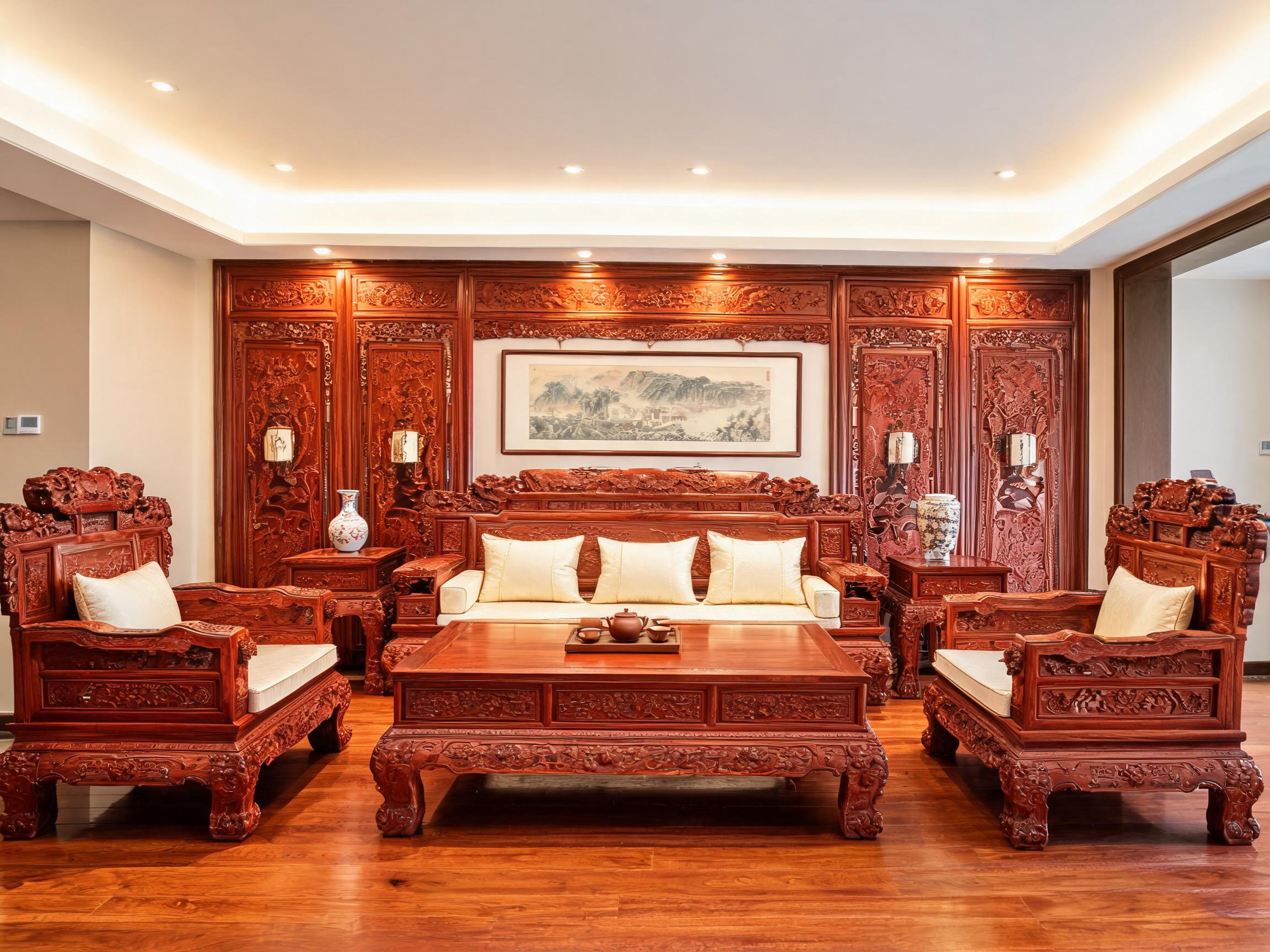 Villa Showcase Living Room Installation