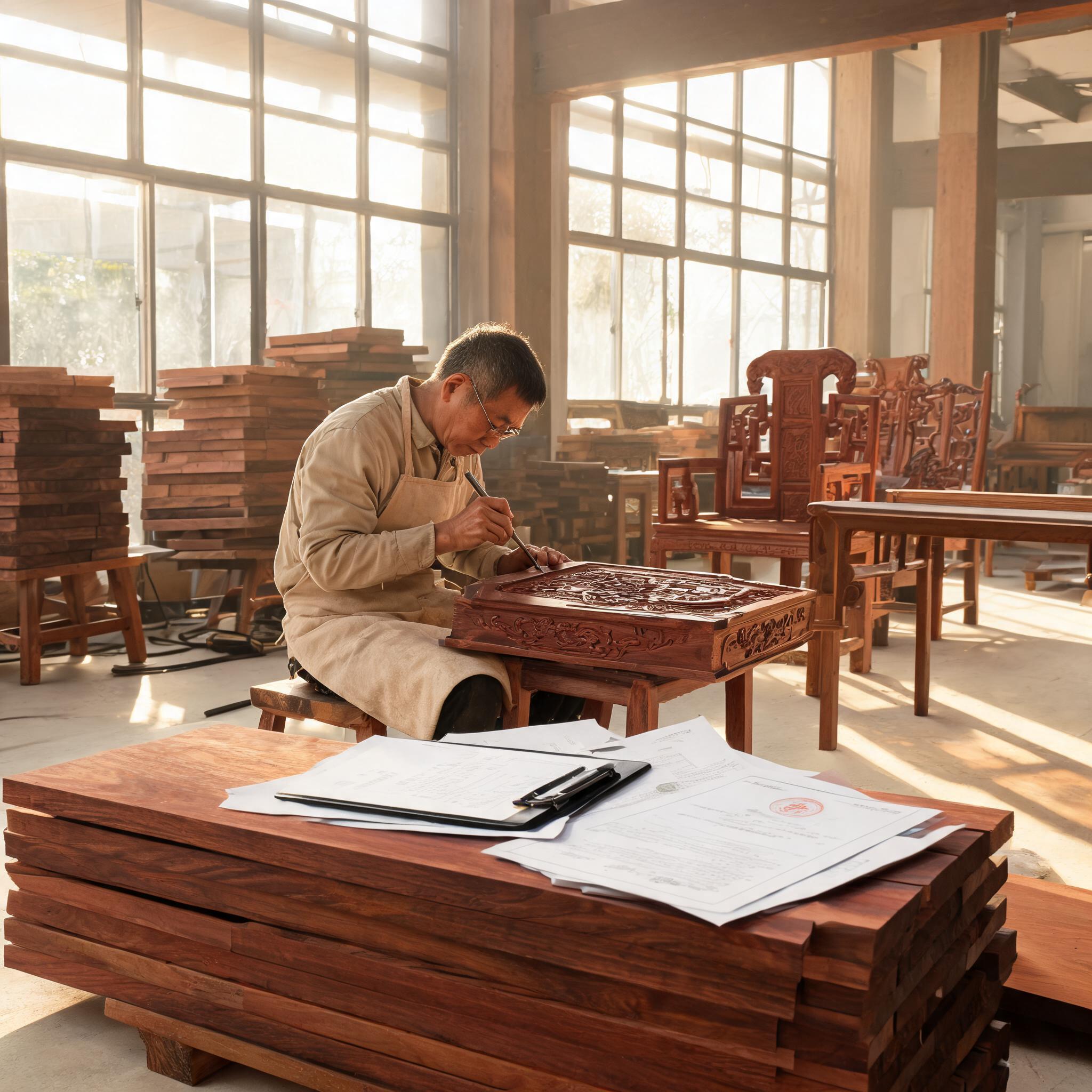 How Does FSC-Certified Timber Compliance Work When Importing Rosewood Furniture from China? FSC certified rosewood furniture