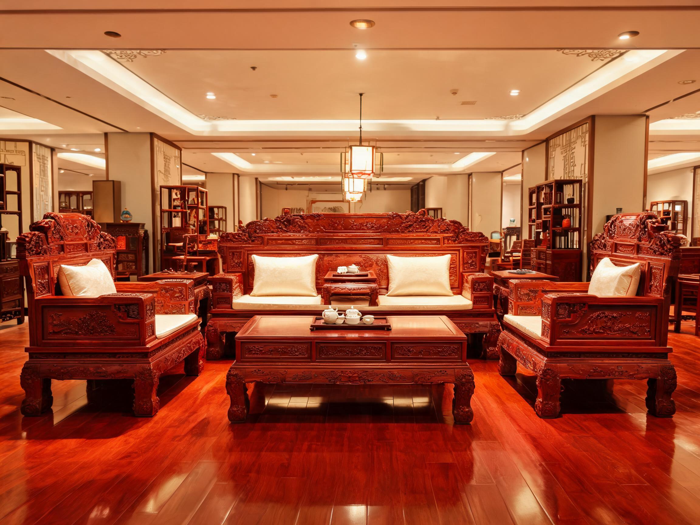 Luxury Hotel Lobby Suite