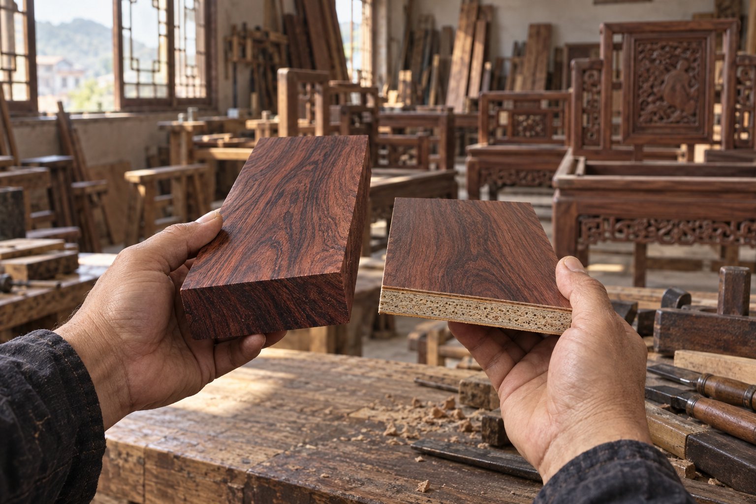 Where to Buy Solid Wood Furniture for B2B Import: How Do You Tell Real Wood from Veneer and Engineered Wood?