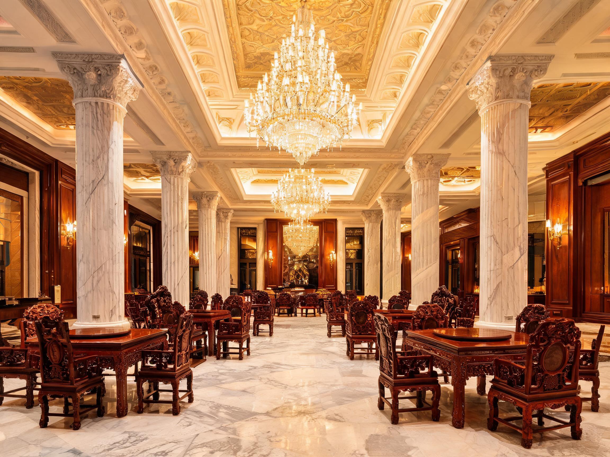 Hotel Lobby Dining Installation
