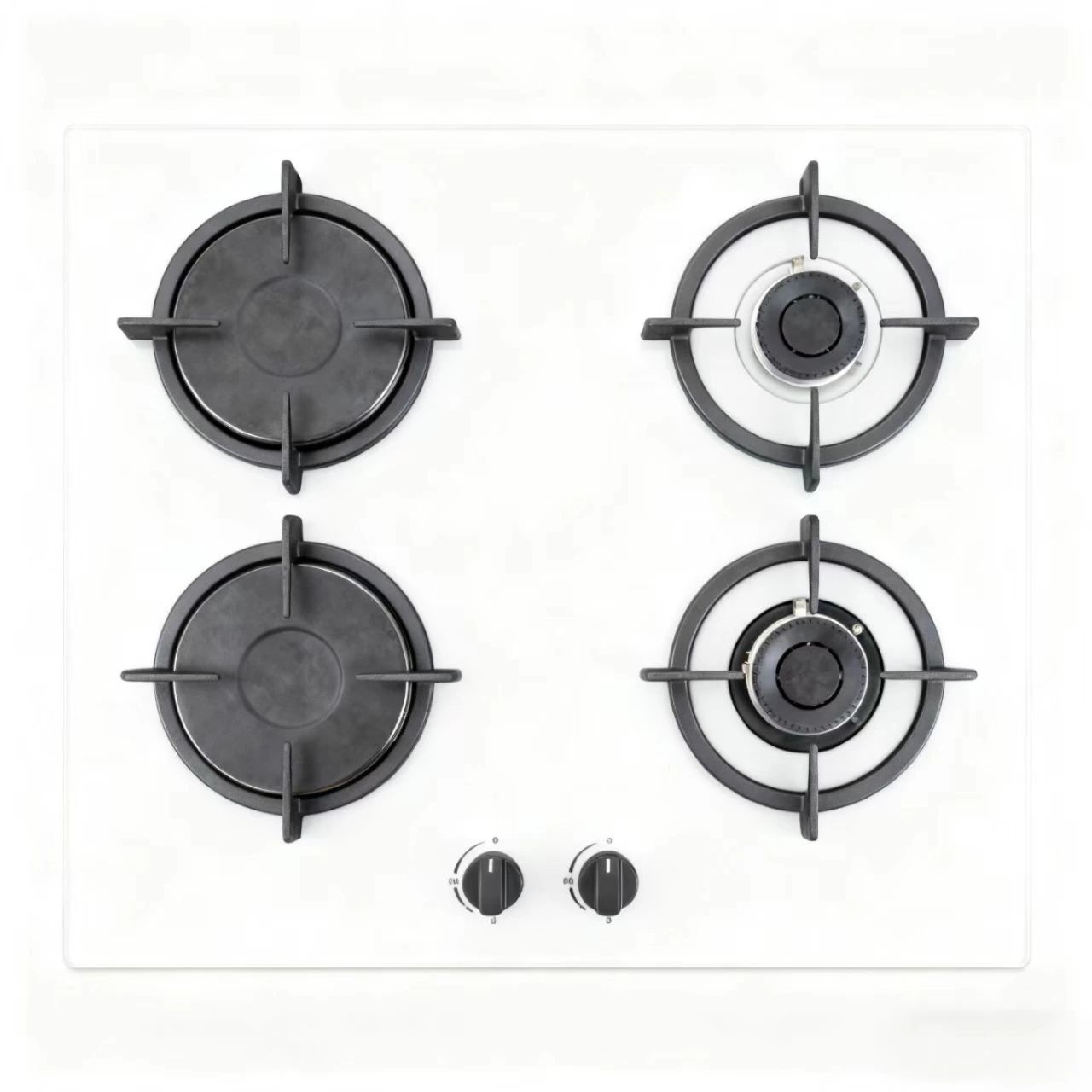 Oil-repellent easy-clean cooktop glass installed