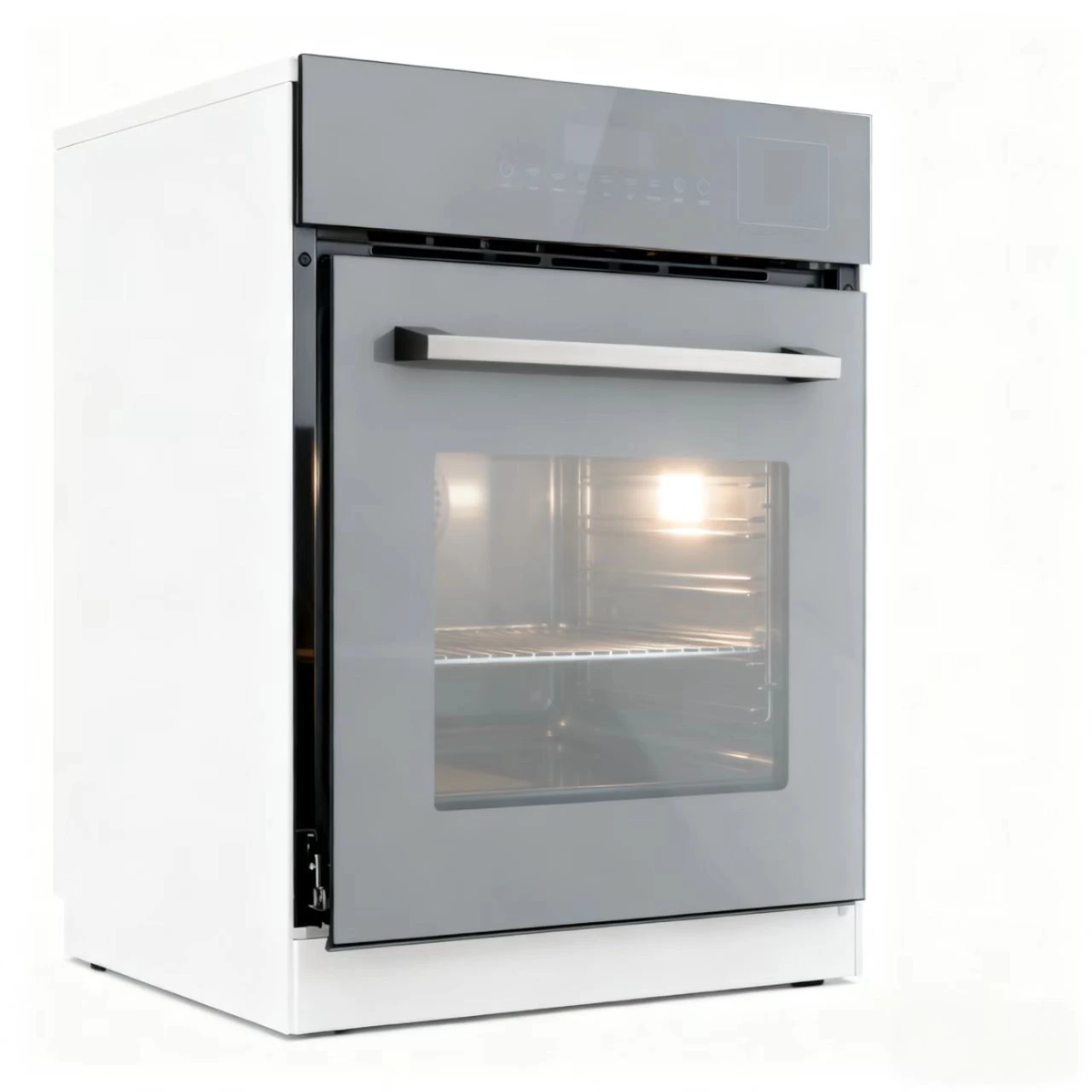 Tempered glass thermal shock resistance for ovens