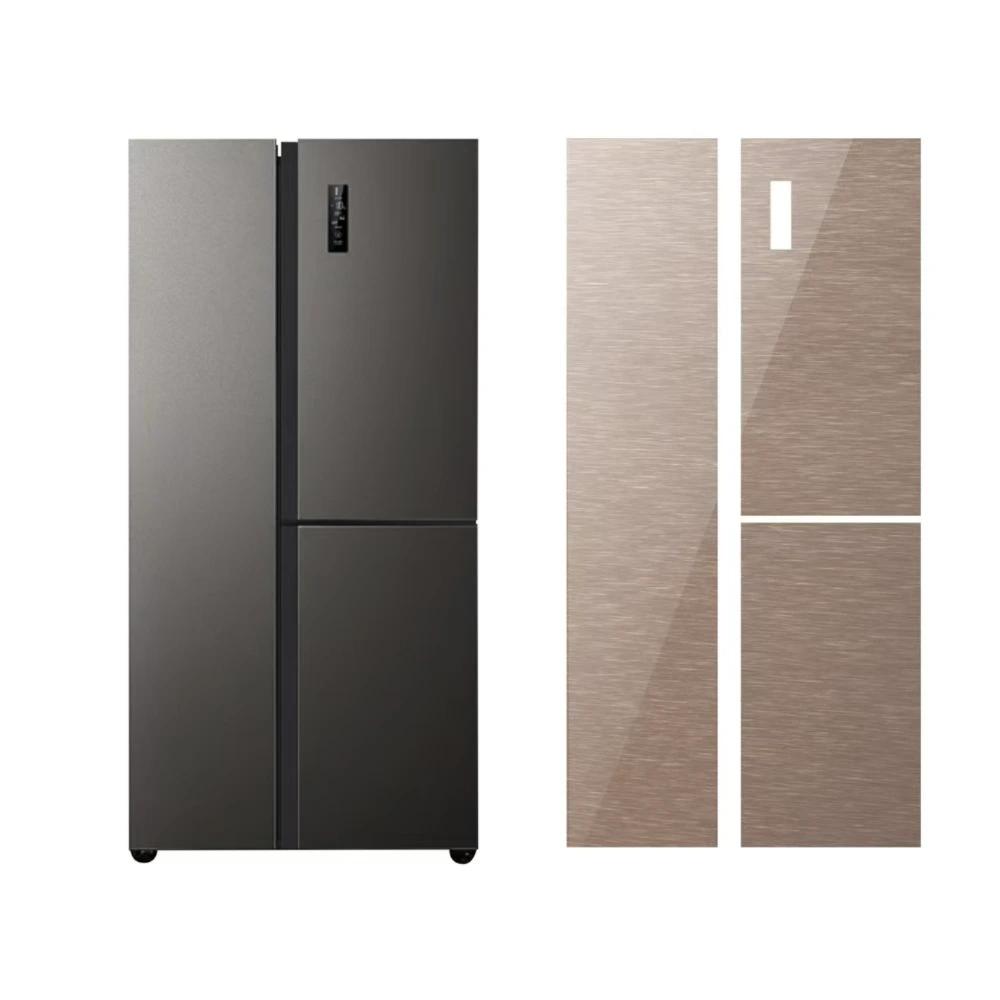 Custom color-coated fridge door glass panel